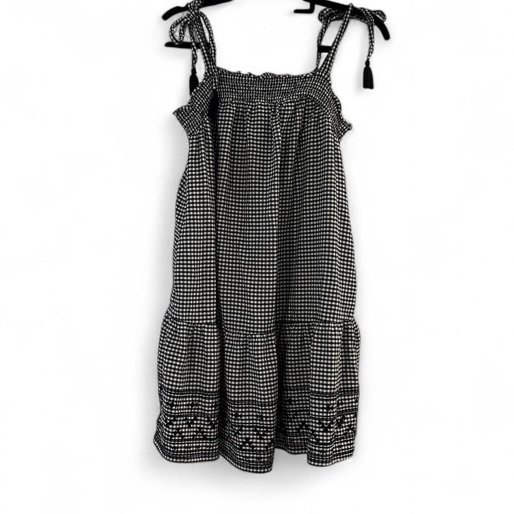 Black and White gingham dress